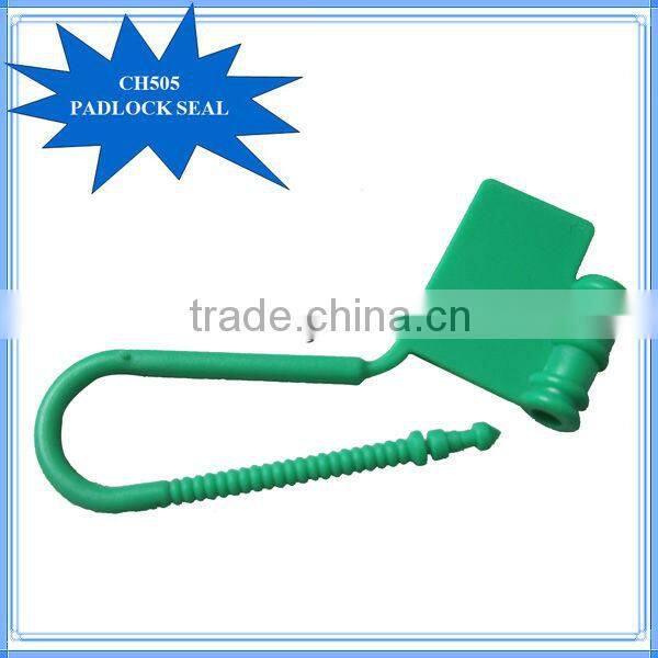 CH505 Chinese tamper proof padlock seal for bags/boxes