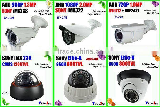 1/3"Sony super ccd sensor Effio-E 700TVL better vision image outdoor using ir camera security system cctv camera