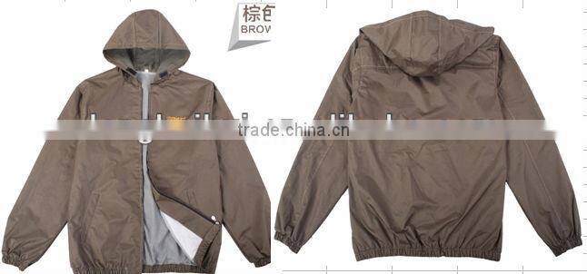 ultra light waterproof ployester windbreak softshell jacket