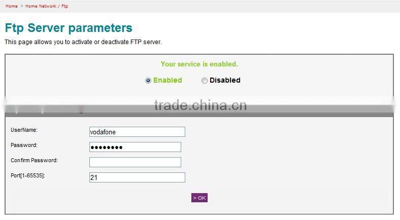 Unlocked HuaWei HG556 Home gateway