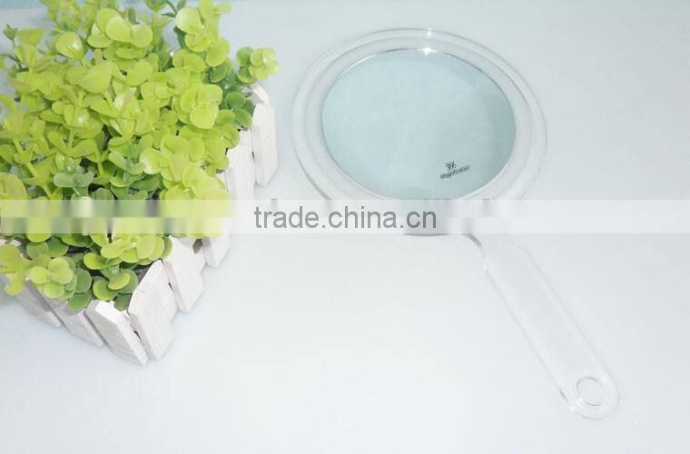 Handheld Mirror Plastic Double sided makeup mirror