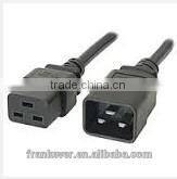 Amercia C19 to C20 UL approved AC power cord High Quality