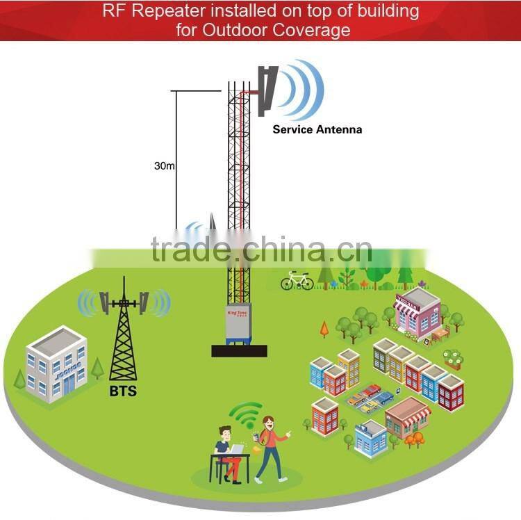2g CDMA800 and 3g UMTS800 signal repeater kingtone mobile repeater 20watts