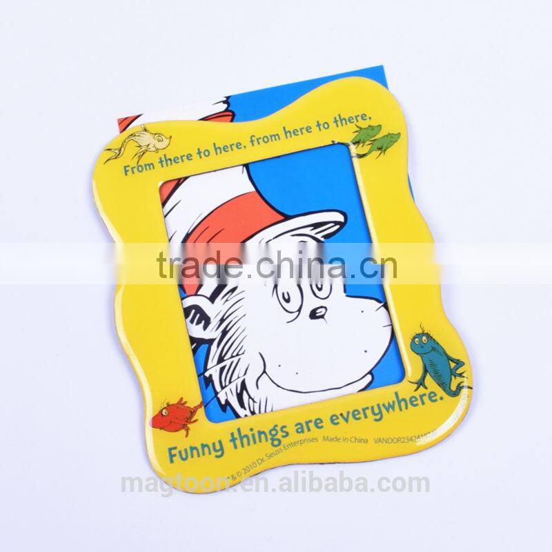 2016 funny dog epoxy magnetic picture photo frame