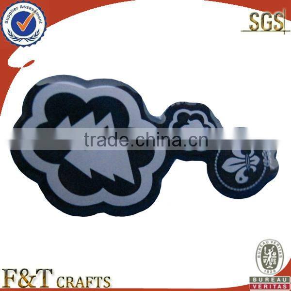 offset printing metal cheap lapel pin with custom logo