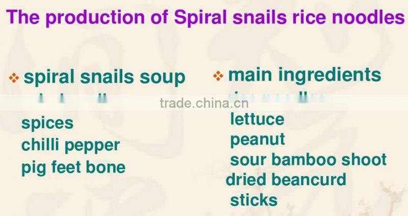 Chinese traditional non-fried instant noodle Liuzhou river snail rice noodle wholesale alibaba