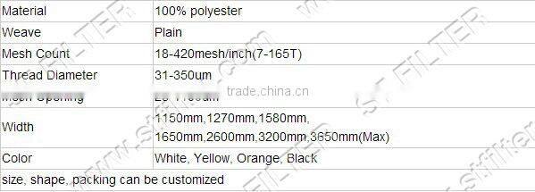 120*4200mm,polyester mesh bag,PE liquid filter bag