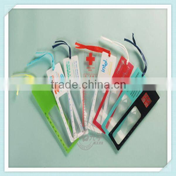 cheap christian cross bookmark magnifier ruler (xdm-bk257)