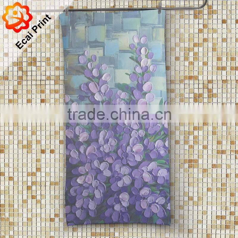 Hot sale fashionable microfiber printed hotel towel with pictures