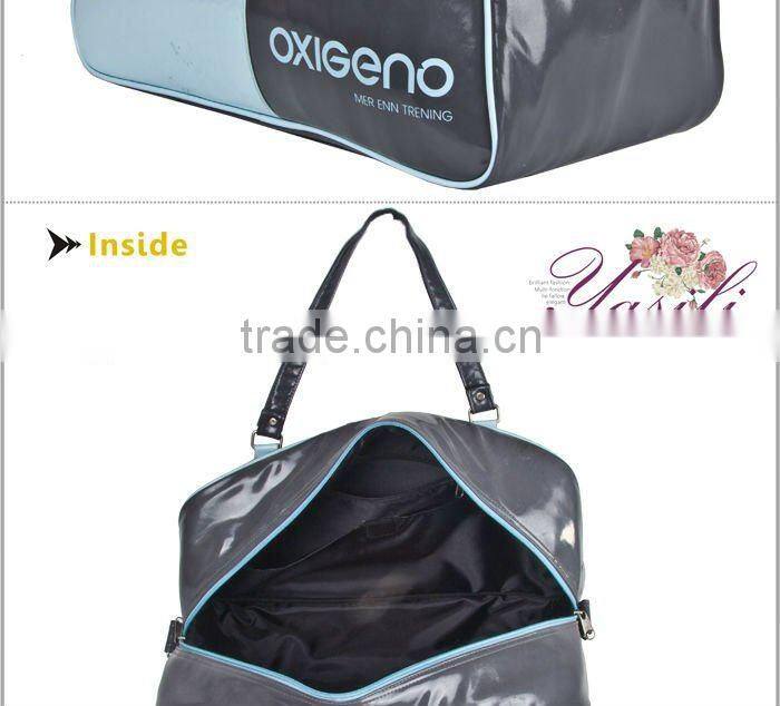 pu leather sport bag travel bag