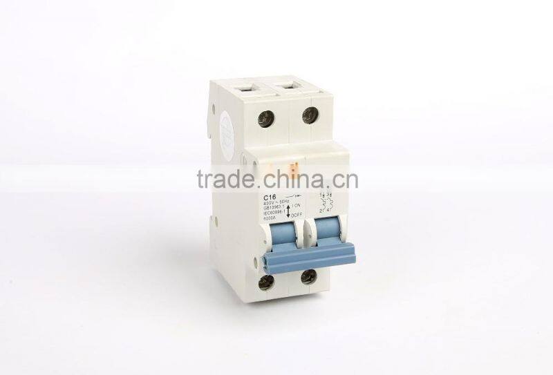 MCB-02 C45 Hot selling 1p+n mini circuit breaker