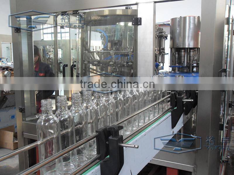 Beer filling production line for glass bottle