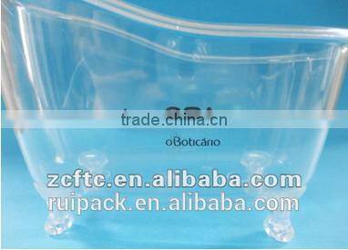PS mini bathtub, plastic mini bathtub for packing bath product,