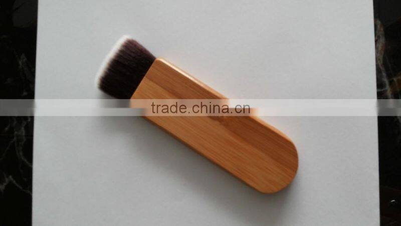 Panacea brush Natural bamboo handle big flat makeup brush
