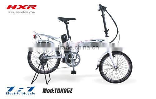 Folding electric bicycle