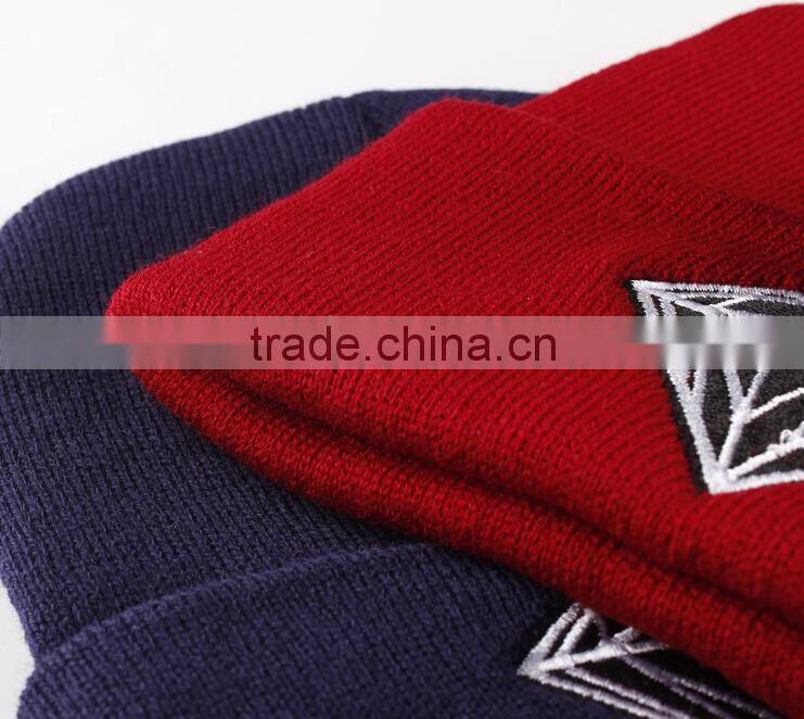 High quality knit winter hats custom beanie hat
