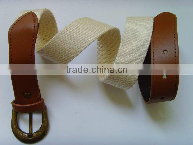 custom canvas belts