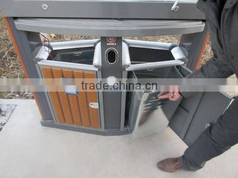 China new innovative solar trash can / trash bin / garage bin