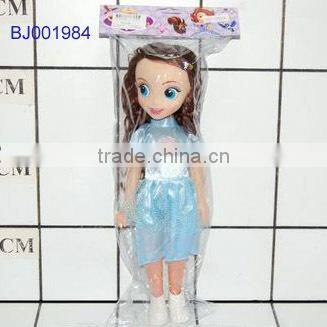 Cute fashion plastic princess doll plastic musical sport barbiee girl toy