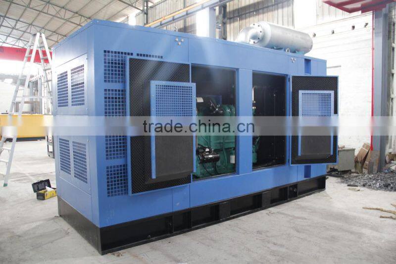2015 hot sale with cummins engine silent diesel generator 500kw with Global Warranty