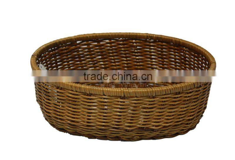 Nature fern storage basket with handle