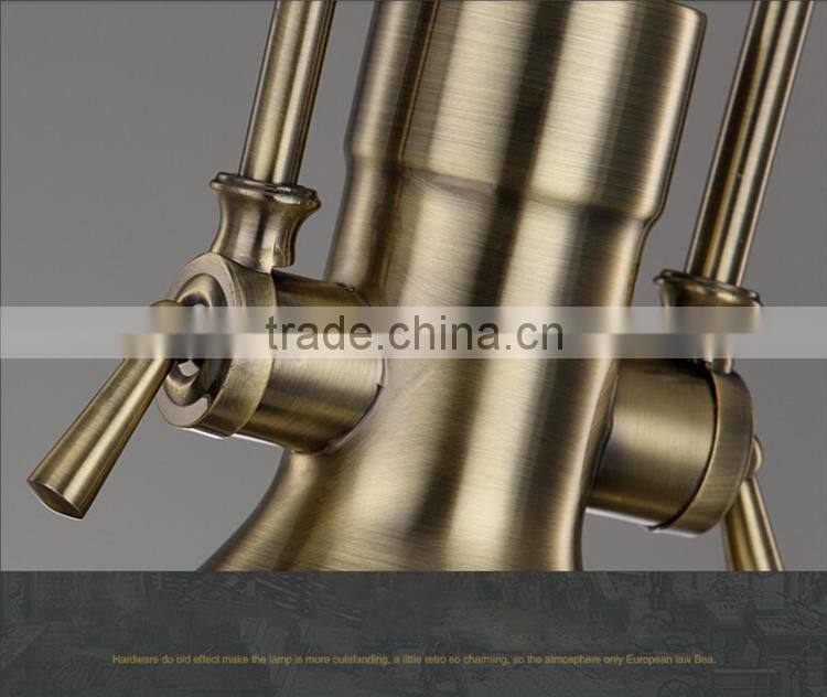 Roberts Loft Indusctrial pendant Light Chrome/Brass/Black Color Iron Pendant Lights