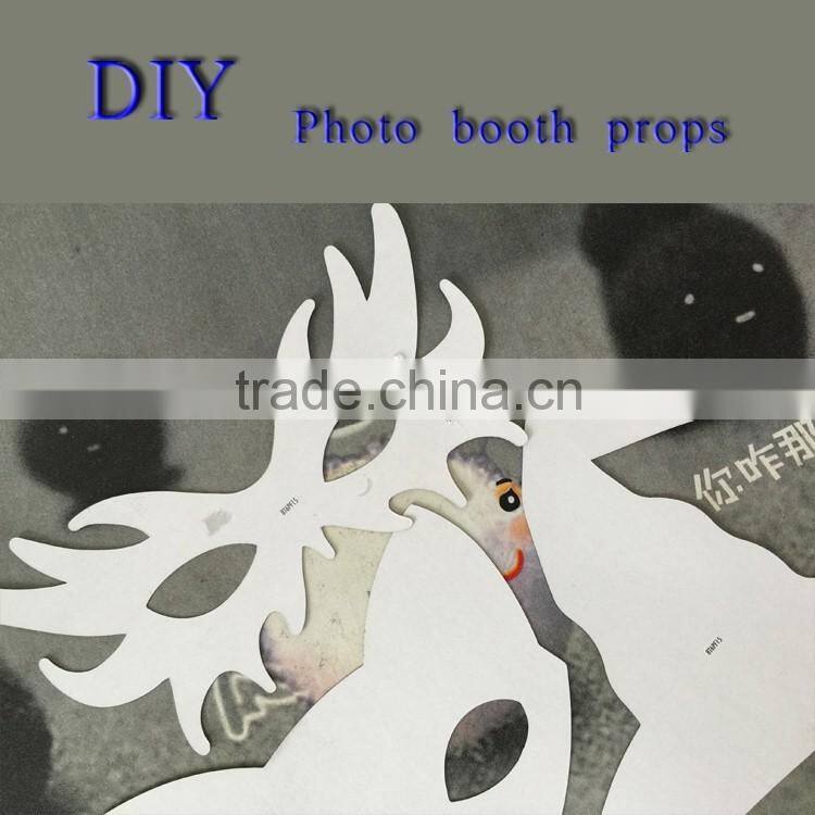 2016 DIY christmas party favor paper photo booth props for fun