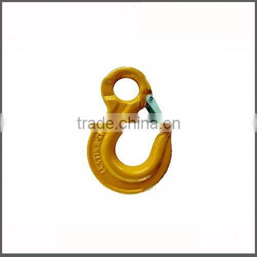 Yellow European Eye Slip Self-locking G80 Rigging Hook