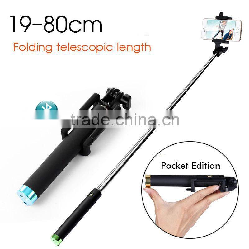 For Travel universal mini wireless selfie stick