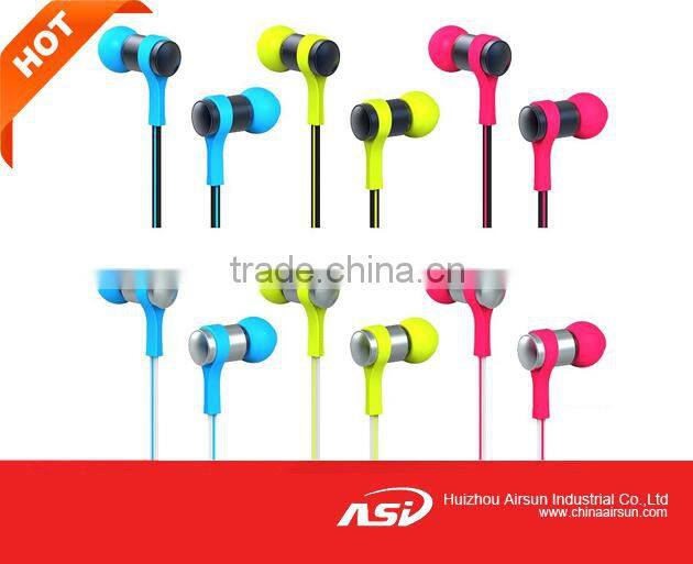 Good Sound Quality Earphone With Flat Cable