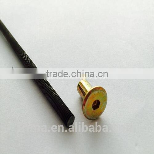 DIN 975 Q235 Carbon steel long thread rod with nut,in sale