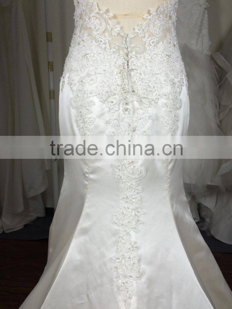 (MY20151223A) MARRY YOU A Line Open Back Alibaba Wedding Dress 2016