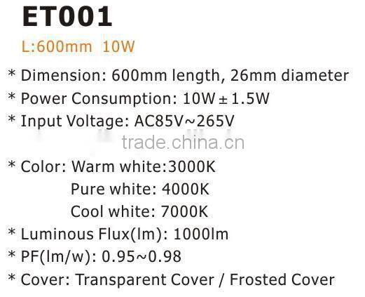 SMD3014 or SMD2835 LED light tube 20W T8 with CE RoHS TUV ETL T8 LED Tube light