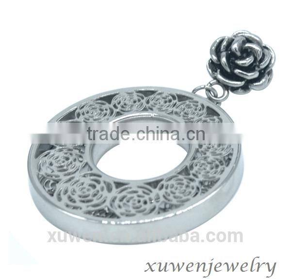 brush finish stainless steel jewelry nickel and lead compliant