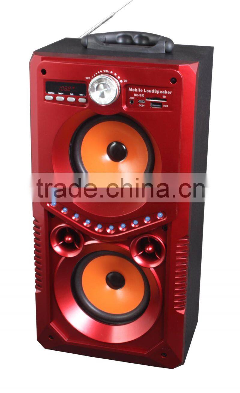 2016 factory supply new product HAMSON RX-S53 Top Sale 5.0 Inch Bluetooth Speaker With Led Light