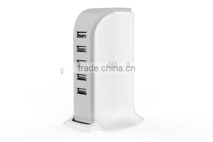 Wholesale High Quality 4 Ports 6A Multi USB Wall Charger For Cellphone and Pad