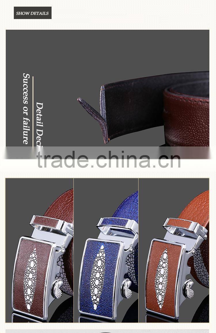 Wholsale Price Luxury Cowhide Leather Waist Belt For men