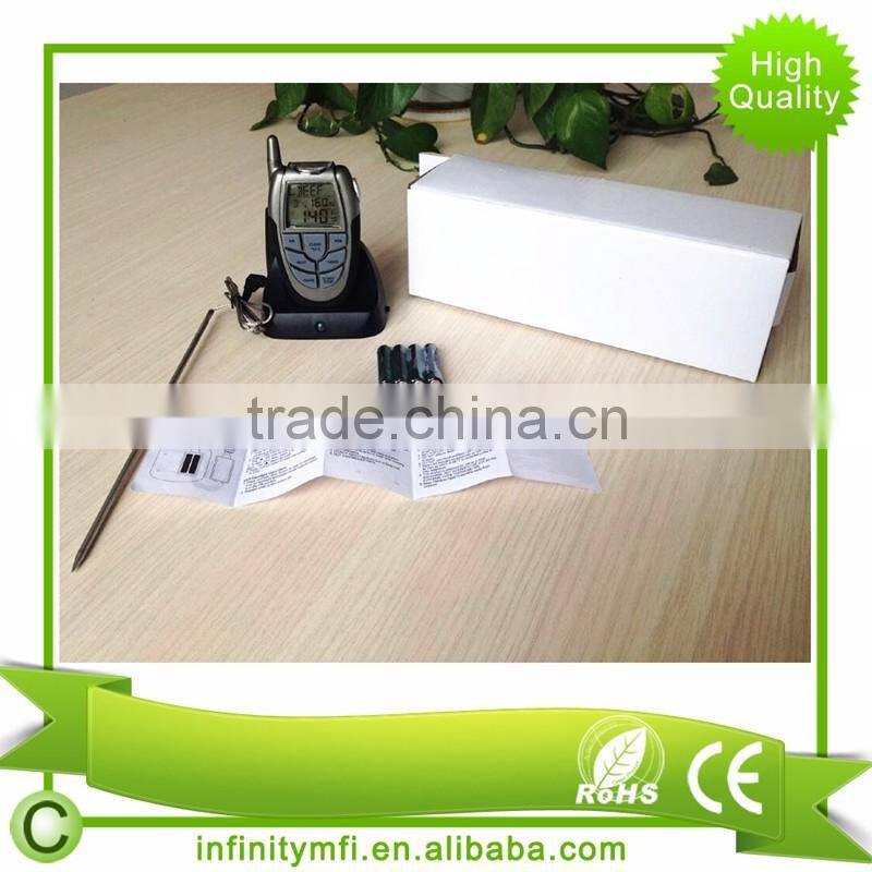 Wireless Digital Kitchen Meat Thermometer for Cooking in Oven, Smoker, Grill, BBQ - Ultra-Fast Reading, Long Range