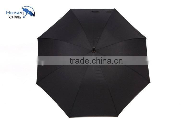 waterproof fabric metal umbrella frame straight umbrella semi-automatic umbrellas wholesale