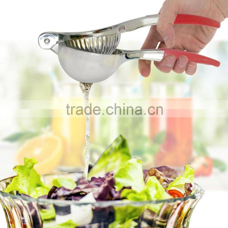 silicone handle stainless steel lemon juicer citrus juicer
