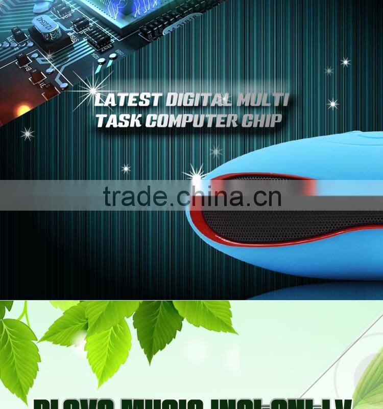 2016 Cheap portable wireless bluetooth speaker, good sound speaker with LED