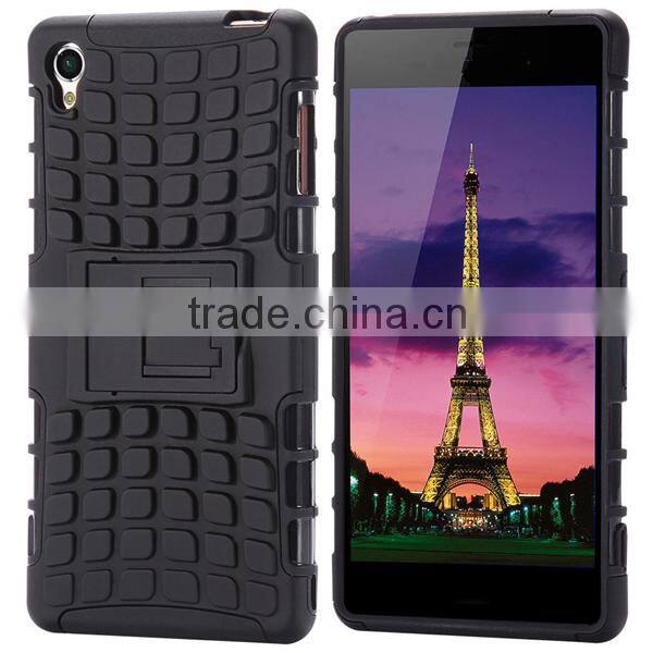 For Sony Xperia Z3 Phones Case Hard TPU Plastic Hybrid Case