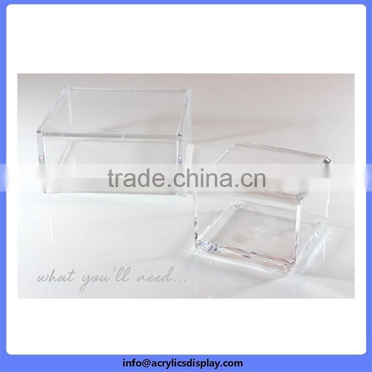 New Arrival Trade Assurance new style acrylic ring box jewelry box