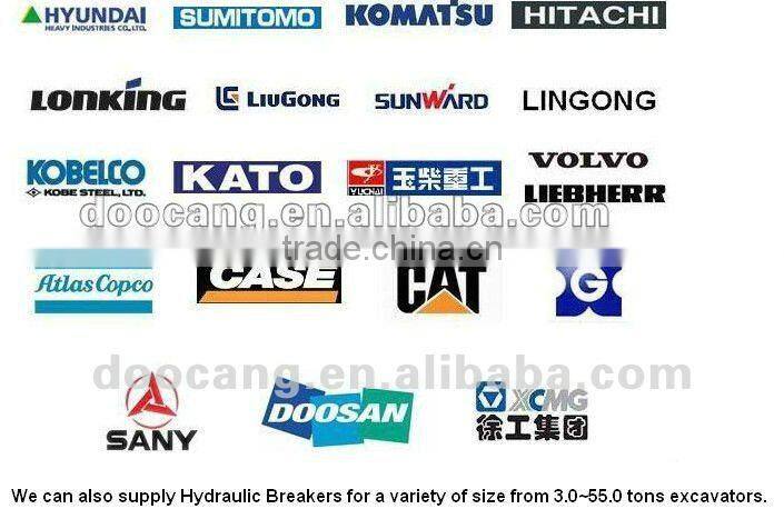 hydraulic rock hammer/breaker,chinese construction equipment manufacturers