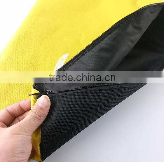 Document pocket wholesale office oxford fabric zipper bag with hanger