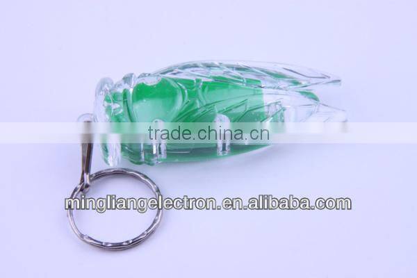 PVC Led cricket keychain novelty gifts