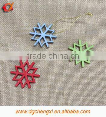 customer design felt mat with colorful snowflake shape for insulation