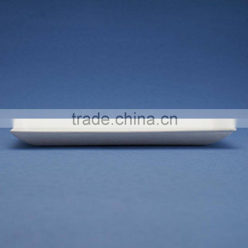 F1-PL-07-R 7*3.5 inches bleached disposable flate rectangle shape sugarcane dinner plates