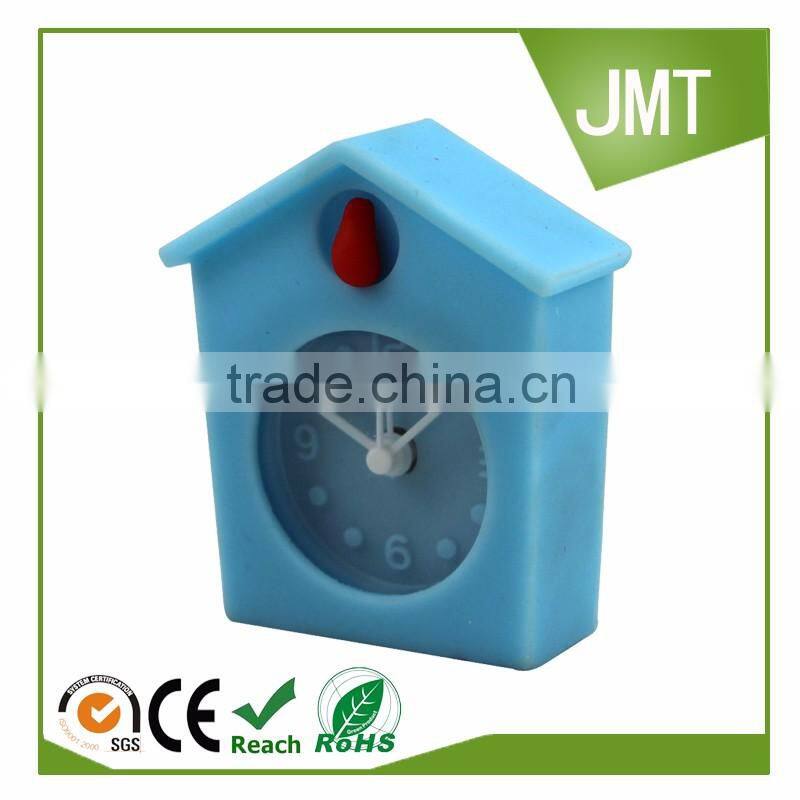 Home decoration desk silicone promotional clock