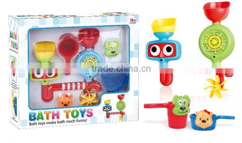 2016 babies toy bath toy squirt duck organizer with CE/ROHS certificates